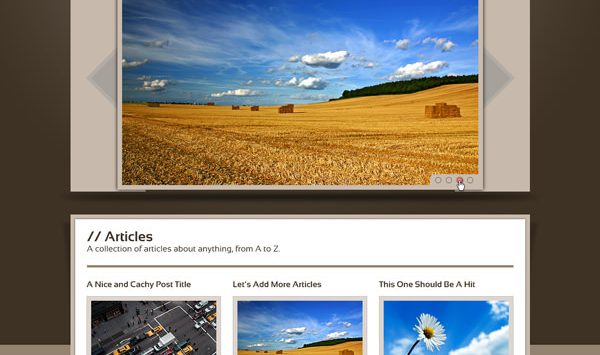 Elegant Blog Layout