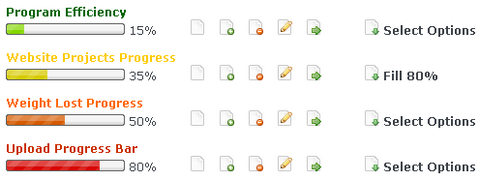 ajax progress bar