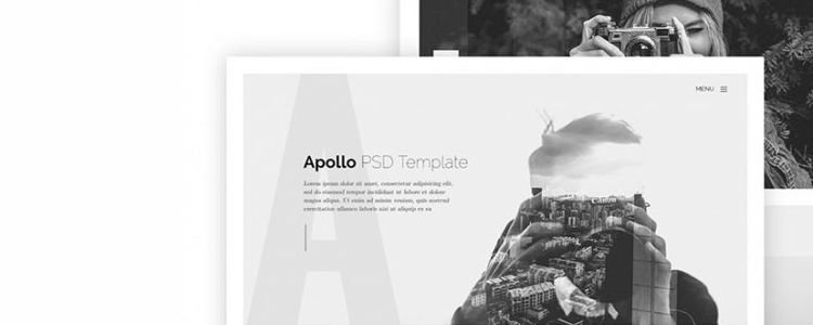 Apollo one-page web template