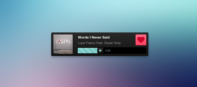 Audio Player PSD free