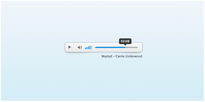 CW Audio Player PSD free PSD