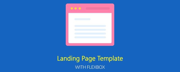 Flexbox Responsive Landing Page