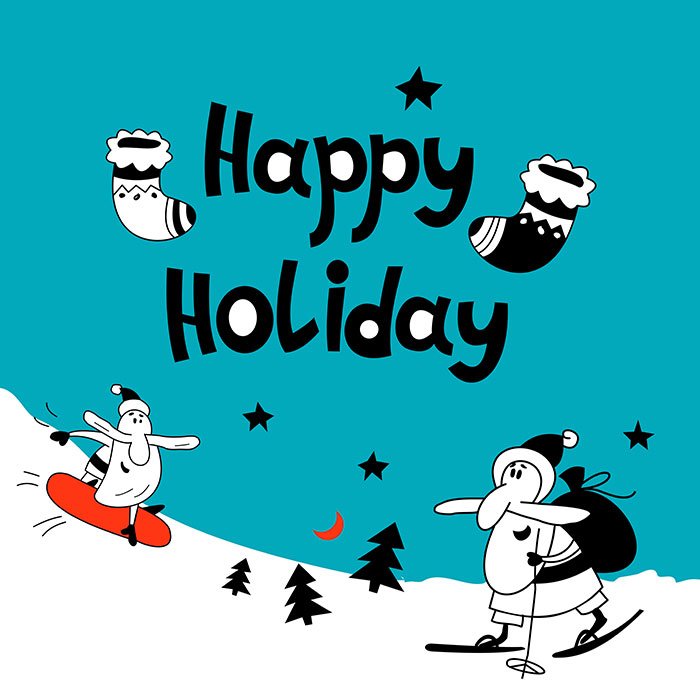 Funny Happy Holiday Wishes Wallpaper