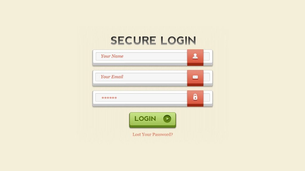 Web UI Elements Psd