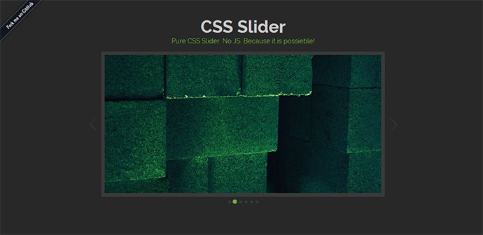 Pure CSS Slider