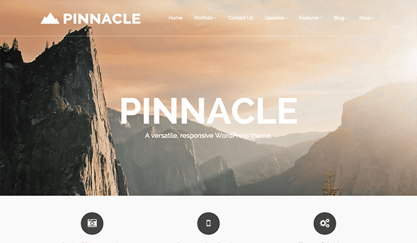 Pinnacle wordpress theme