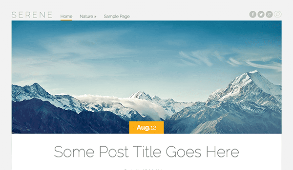 Serene Elegant Themes