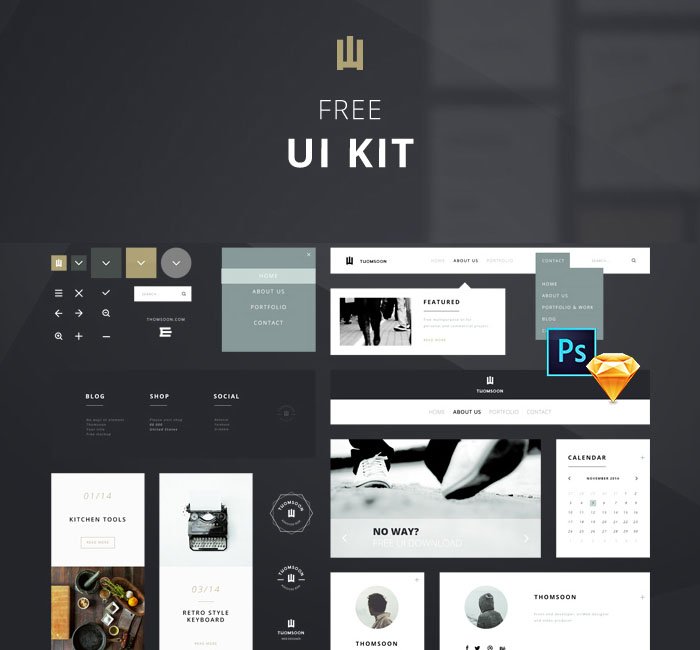 elements free ui kit for websites