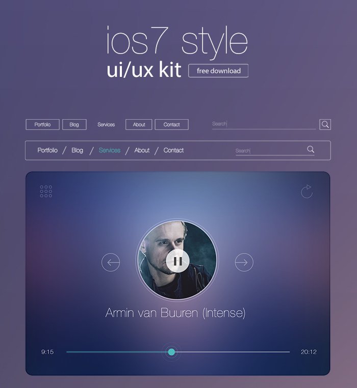 ios7 ui kit