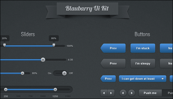 Blaubarry UI Kit