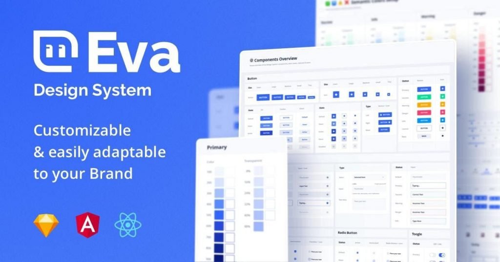 Sketch Design System – Eva