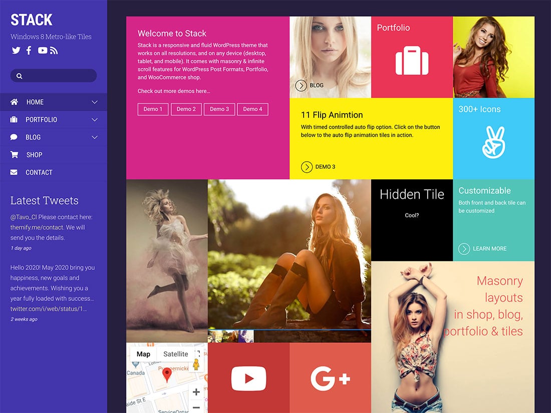 6 Awesome Metro Style Wordpress Theme - Best Open Source Resources for ...